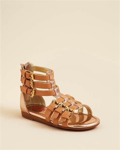 michael kors toddler gold sandals|Michael Kors toddler girl boots.